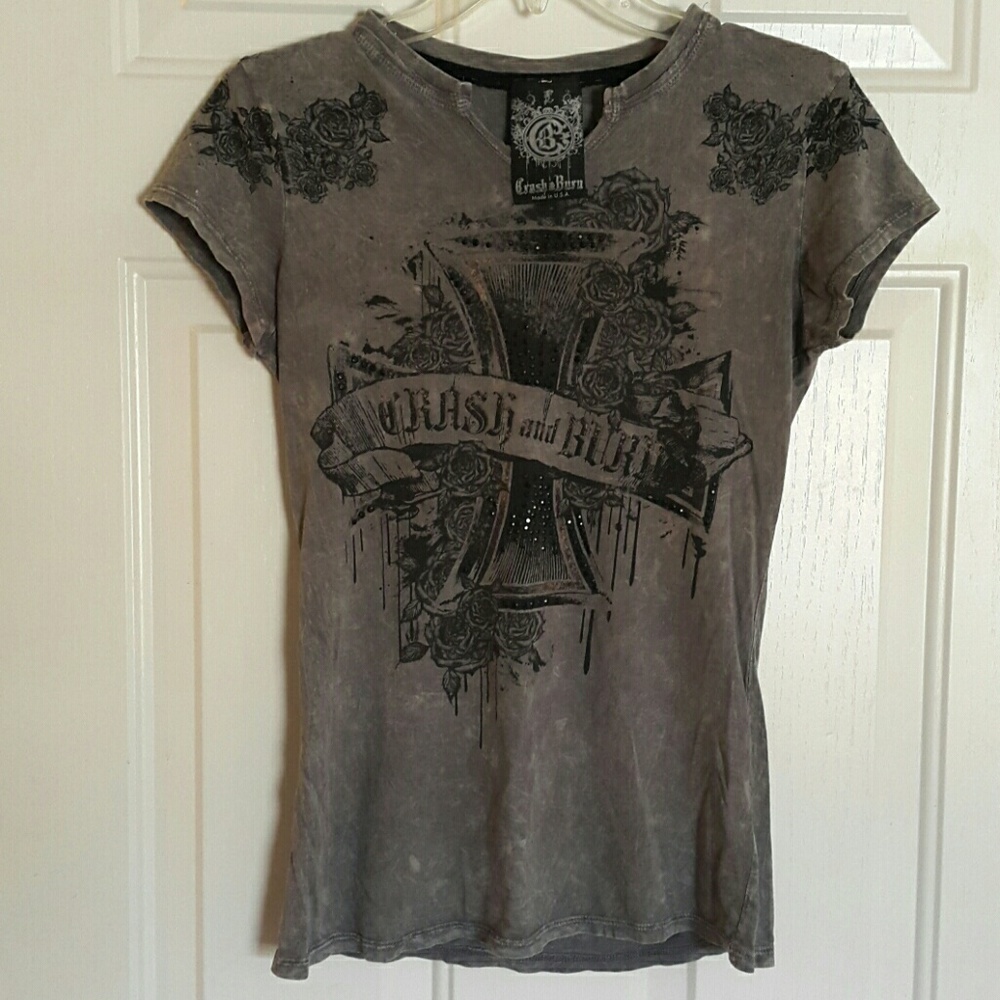 Crash and Burn Tee
